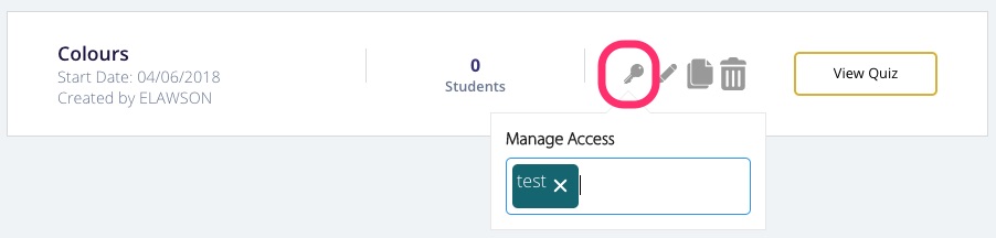 Grant admin access